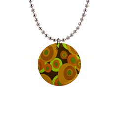 Brown Pattern Button Necklaces by Valentinaart