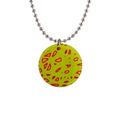 Yellow Neon Design Button Necklaces by Valentinaart