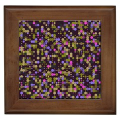 Dots                                                                                             			framed Tile by LalyLauraFLM