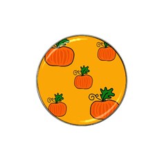 Thanksgiving Pumpkins Pattern Hat Clip Ball Marker (4 Pack) by Valentinaart