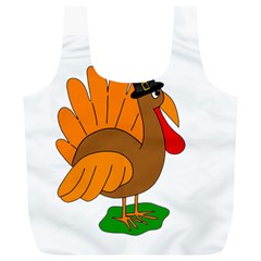 Thanksgiving Turkey - Transparent Full Print Recycle Bags (l)  by Valentinaart