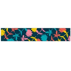 Colorful Floral Pattern Flano Scarf (large) by DanaeStudio