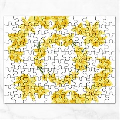 Daffodils Illustration  Rectangular Jigsaw Puzzl by vanessagf