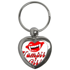 Vampire Girl Key Chains (heart)  by igorsin