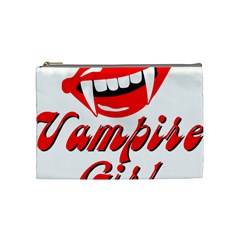 Vampire Girl Cosmetic Bag (medium)  by igorsin