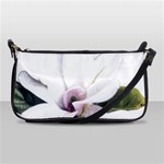 White Magnolia pencil drawing art Shoulder Clutch Bags Front