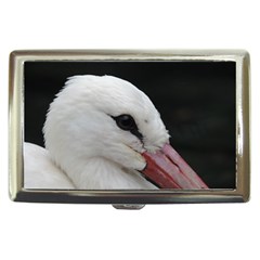 Wild Stork Bird, Close-up Cigarette Money Cases by picsaspassion