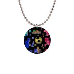 Colorful Puzzle Button Necklaces by Valentinaart