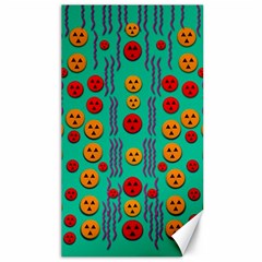 Pumkins Dancing In The Season Pop Art Canvas 40  X 72   by pepitasart