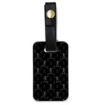 Surfing Motif Pattern Luggage Tags (One Side)  Front