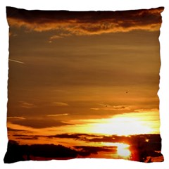 Summer Sunset Standard Flano Cushion Case (one Side) by picsaspassion