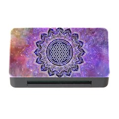 Flower Of Life Indian Ornaments Mandala Universe Memory Card Reader With Cf by EDDArt