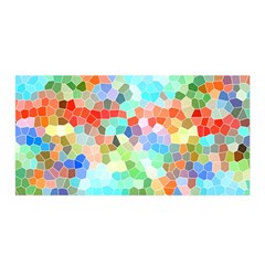 Colorful Mosaic  Satin Wrap by designworld65