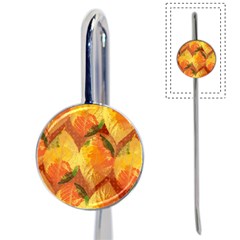 Fall Colors Leaves Pattern Book Mark by DanaeStudio