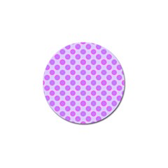 Pastel Pink Mod Circles Golf Ball Marker (4 Pack) by BrightVibesDesign