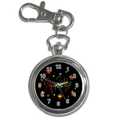 Happy Holidays Key Chain Watches by Valentinaart