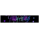 Happy Holidays 6 Flano Scarf (Large) Front