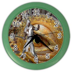 Dragon Slayer Color Wall Clocks by icarusismartdesigns