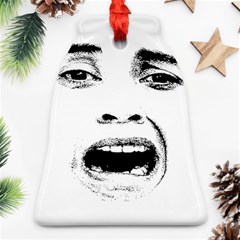 Scared Woman Expression Ornament (bell)  by dflcprints