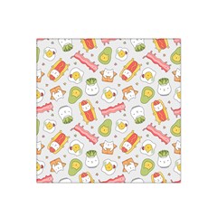 Funny Cat Food Succulent Pattern  Satin Bandana Scarf by kostolom3000shop