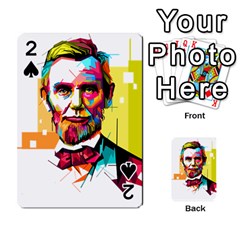 Abraham Lincoln Playing Cards 54 Designs  by bhazkaragriz