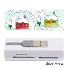 Winter Magical Landscape Memory Card Reader (stick)  by Valentinaart