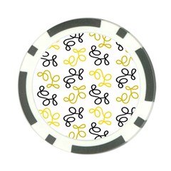 Yellow Elegance Poker Chip Card Guards (10 Pack)  by Valentinaart