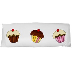 Colorful Cupcakes  Body Pillow Case (dakimakura) by Valentinaart