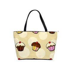 Colorful Cupcakes Pattern Shoulder Handbags by Valentinaart