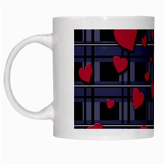 Decorative Love White Mugs by Valentinaart