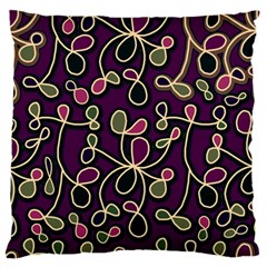 Elegant Purple Pattern Standard Flano Cushion Case (two Sides) by Valentinaart