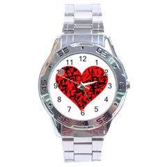 Valentine Hart Stainless Steel Analogue Watch by Valentinaart