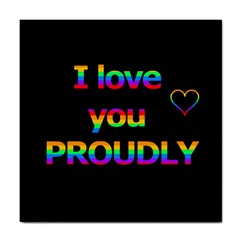 I Love You Proudly Tile Coasters by Valentinaart