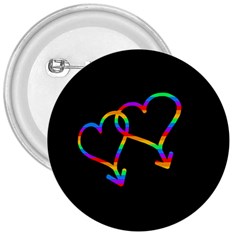 Love Is Love 3  Buttons by Valentinaart