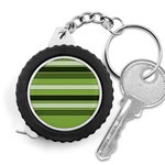 Greenery Stripes Pattern Horizontal Stripe Shades Of Spring Green Measuring Tapes Front