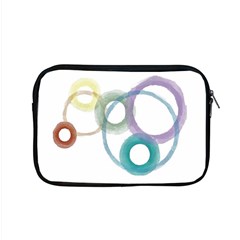 Rainbow Color Circles, Watercolor - Aquarel Painting Apple Macbook Pro 15  Zipper Case by picsaspassion