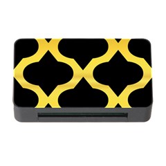 Seamless Gold Pattern Memory Card Reader With Cf by Amaryn4rt