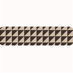 Brown Triangles Background Pattern  Large Bar Mats 32 x8.5  Bar Mat