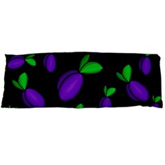 Plums Pattern Body Pillow Case (dakimakura) by Valentinaart