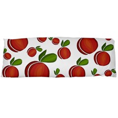 Peaches Pattern Body Pillow Case (dakimakura) by Valentinaart