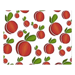 Peaches Pattern Double Sided Flano Blanket (large)  by Valentinaart