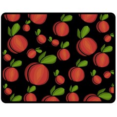 Peaches Fleece Blanket (medium)  by Valentinaart