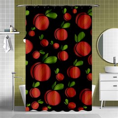 Peaches Shower Curtain 48  X 72  (small)  by Valentinaart