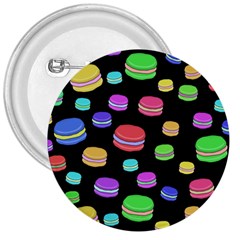 Colorful Macaroons 3  Buttons by Valentinaart