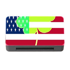 Usa Ireland American Flag Shamrock Irish Funny St Patrick Country Flag  Memory Card Reader With Cf by yoursparklingshop