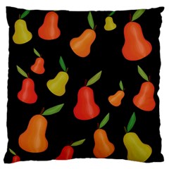 Pears Pattern Large Flano Cushion Case (two Sides) by Valentinaart