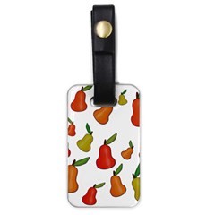 Decorative Pears Pattern Luggage Tags (one Side)  by Valentinaart