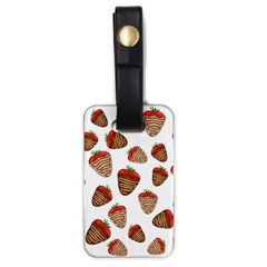 Chocolate Strawberries  Luggage Tags (one Side)  by Valentinaart