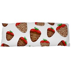 Chocolate Strawberries  Body Pillow Case Dakimakura (two Sides) by Valentinaart