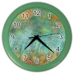 Rainforest Color Wall Clocks by digitaldivadesigns